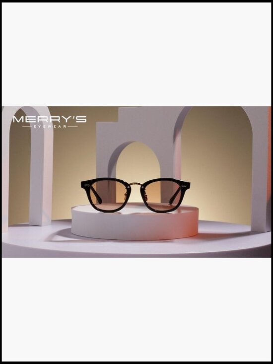 Oval Acetate Metal Unisex Sunglasses with Polarized Lenses main image 7